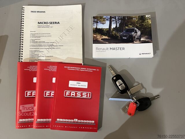 Tovornjak s ploščadjo in žerjavom Renault Master 2.3 dCi 145 PK L3 Open Laadbak / Fassi K...