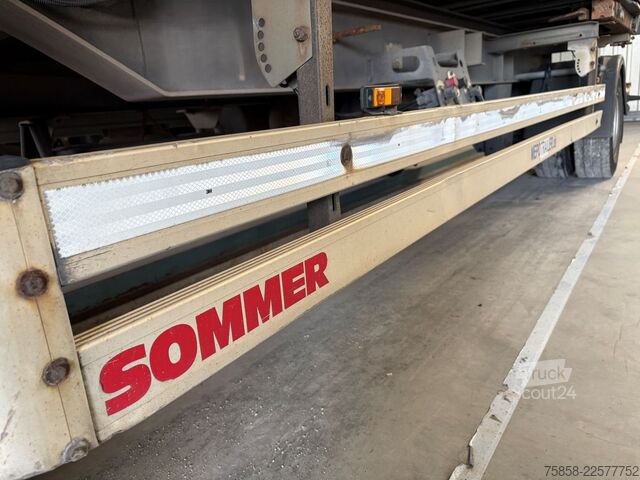 Utskiftbart chassis-tilhenger SOMMER Lafette Verzinkt langer Hub 17,5 Reifen