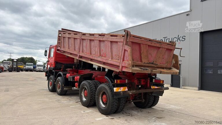3-puoleinen kippauslaite MAN 35.402 (8X6 / 3 PONTS / LAMES / BIG AXLE / 6 CY...