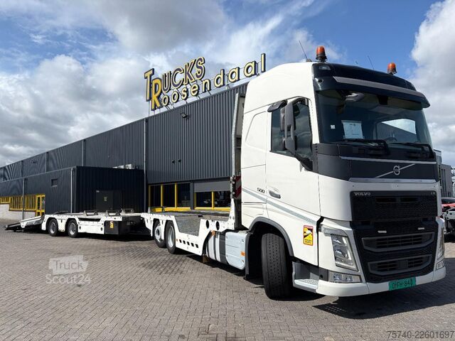 Dodávka na prepravu áut Volvo FH 500 + HYDRAULISCHE PLATEAUS + LIER + REMOTE ...