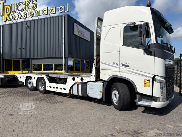 Dodávka na prepravu áut Volvo FH 500 + HYDRAULISCHE PLATEAUS + LIER + REMOTE ...