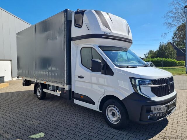 Фургон-шафа з фіранкою Renault Master 35 Pritsche Schlafkab Schiebe Plane 10 Pal LUFTFEDER