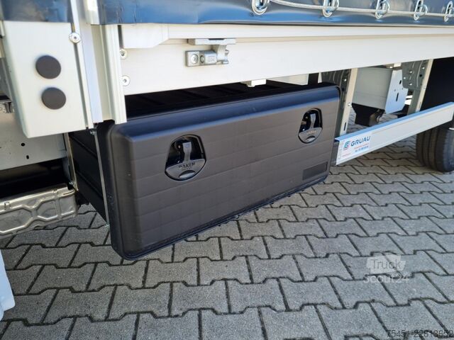 Фургон-шафа з фіранкою Renault Master 35 Pritsche Schlafkab Schiebe Plane 10 Pal LUFTFEDER