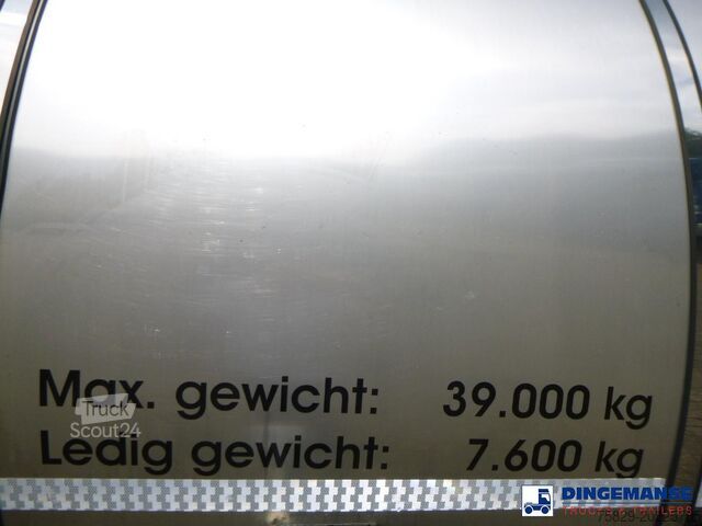 Tartály Fluid Chemical tank inox 37.5 m3 / 1 comp ADR 28-10-2025