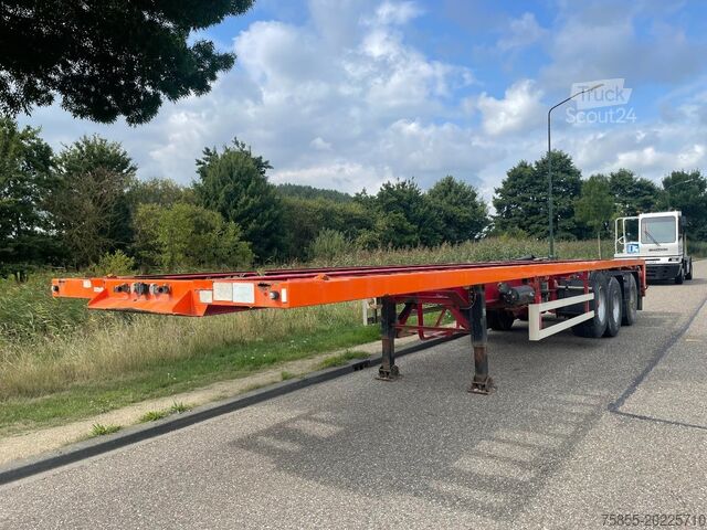 Remorca platformei Netam-Fruehauf Platform Twistlocks /  Liftaxle / Steering / BP...