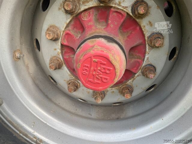 Remorca platformei Netam-Fruehauf Platform Twistlocks /  Liftaxle / Steering / BP...