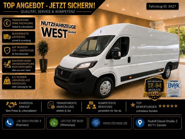 Kastenwagen hoch FIAT Ducato Maxi Hoch+Lang*L5-H2*Klima*Garantie*