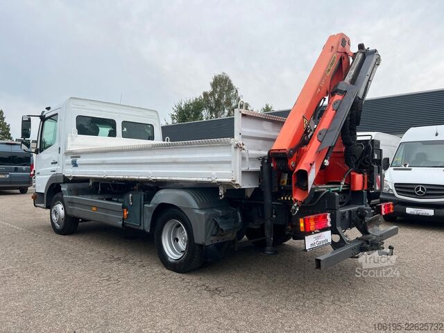 Трьохсторонній самоскид-фургон MERCEDES-BENZ Atego 818 Meiller Kipper Palfinger Kran