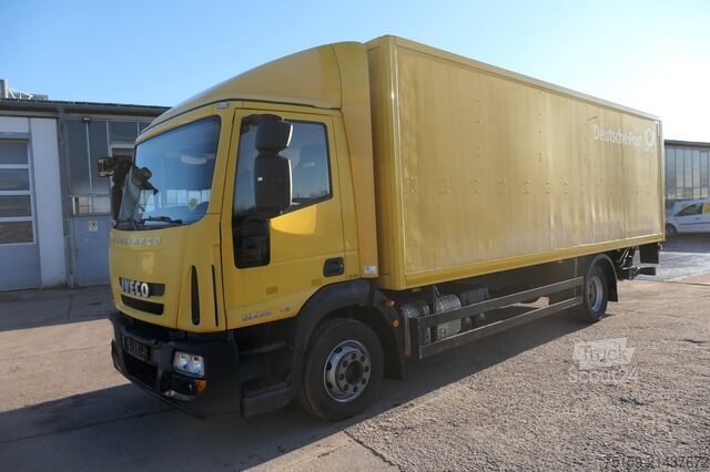 Camion caisson iveco EuroCargo ML 120 E28/P AHK LBW COC AUTOMATIK Koffer 7,00x2,44x1,98