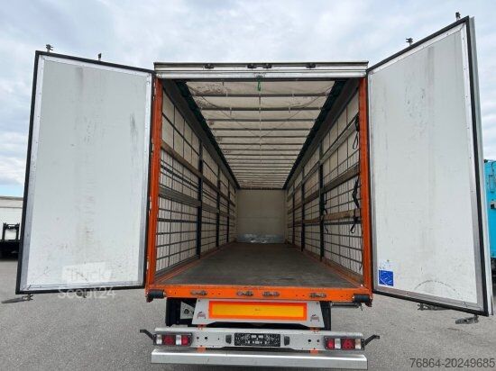 Brandalı açık yarı römork BERGER SAPL 24 LTN LIGHT, 5730 KG, 1A LIFT, 3A GELENKT