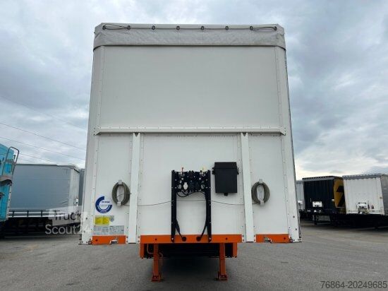 Brandalı açık yarı römork BERGER SAPL 24 LTN LIGHT, 5730 KG, 1A LIFT, 3A GELENKT