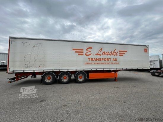 Brandalı açık yarı römork BERGER SAPL 24 LTN LIGHT, 5730 KG, 1A LIFT, 3A GELENKT