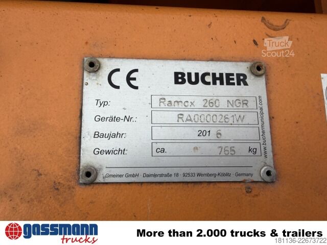 Machine agricole Bucher Ramox 260 NGR Schneeschild