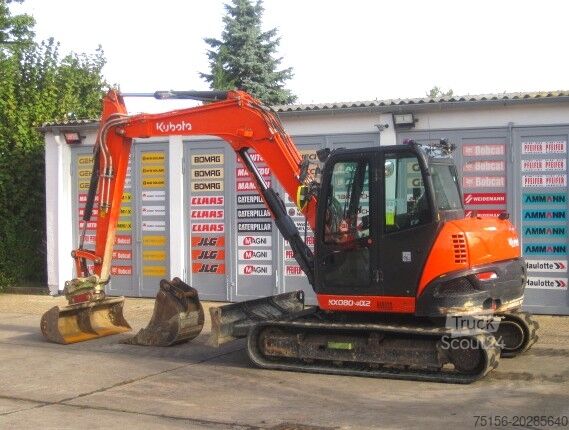Graafmachine op rupsbanden Kubota Kubota KX080-4a2