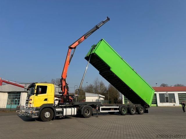 Billenős félpótkocsi  Reiling Glas Recycling / Palfinger PK 18000