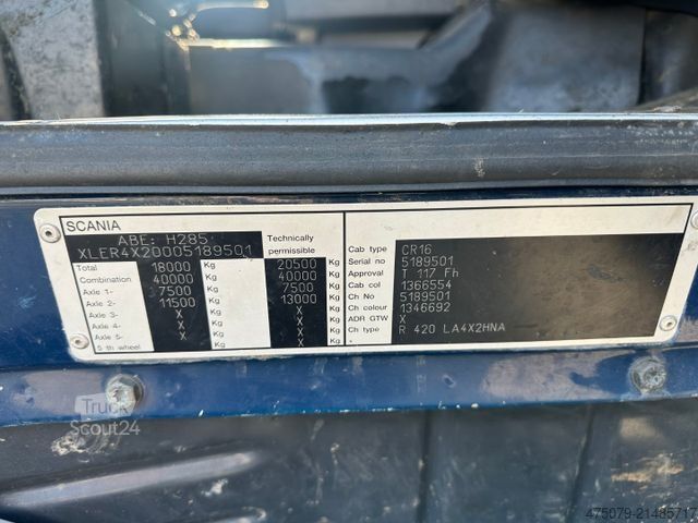 Billenős félpótkocsi  Reiling Glas Recycling / Palfinger PK 18000