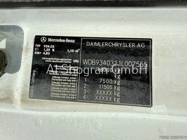 Padrão-SZM Mercedes-Benz Actros 1858 V8 / Megaspace / Retarder / Euro 3