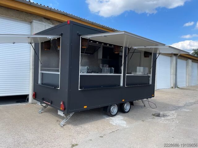 Satış römorku Vekaufsanhänger Dönergrill