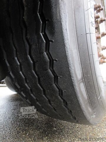 Auflieger mit Pritsche & Plane schmitz Cargobull SCS24/L, LBW ,Liftachse Edscha Palka