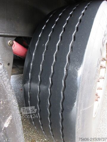 Auflieger mit Pritsche & Plane schmitz Cargobull SCS24/L, LBW ,Liftachse Edscha Palka