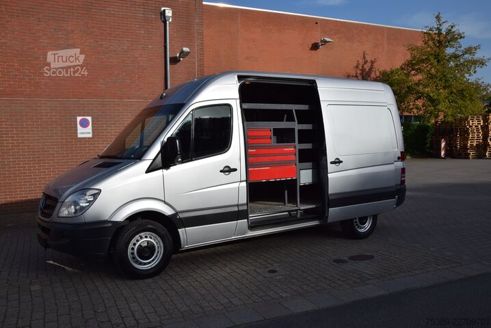 Aukštas mikroautobusas Mercedes-Benz Sprinter  316 L2H2 Regale 2xSchiebetür AHK Klima