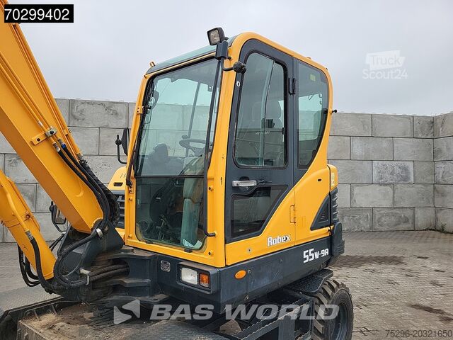 Excavator pe roți Hyundai Robex 55W-9A EPA
