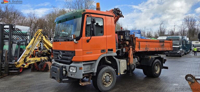 Саміоскид Mercedes-Benz 1850 AK Meiller   Atlas 165.2 Funk FB V8 | Blatt Blatt | Winterdienst