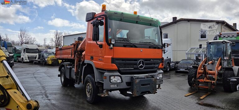 Саміоскид Mercedes-Benz 1850 AK Meiller   Atlas 165.2 Funk FB V8 | Blatt Blatt | Winterdienst
