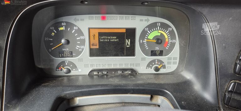 Саміоскид Mercedes-Benz 1850 AK Meiller   Atlas 165.2 Funk FB V8 | Blatt Blatt | Winterdienst