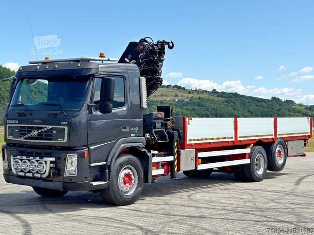 Γερανός τοποθετημένος σε φορτηγό VOLVO FM 440 * HIAB 288 E - 8 HIPRO/FUNK * TOPZUSTAND