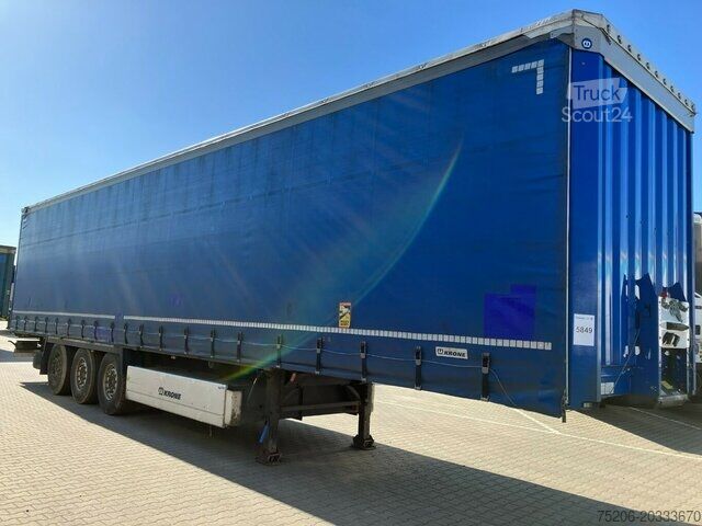 Открытый полуприцеп с тентом Krone Profi Liner SDP 27 eLB4-CS