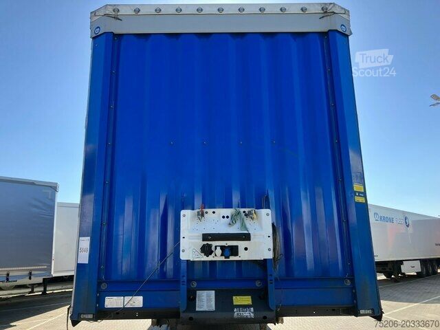 Semi-reboque aberto com lona Krone Profi Liner SDP 27 eLB4-CS