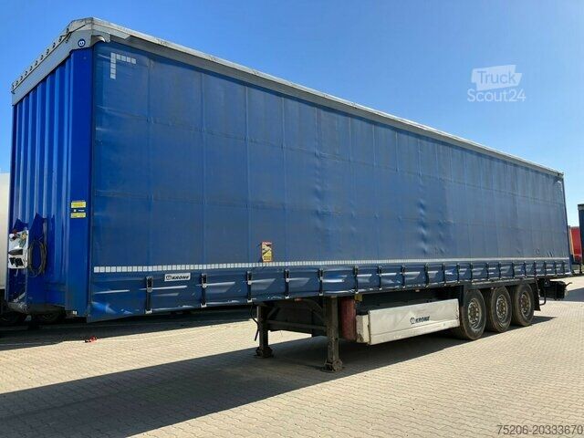 Semi-reboque aberto com lona Krone Profi Liner SDP 27 eLB4-CS