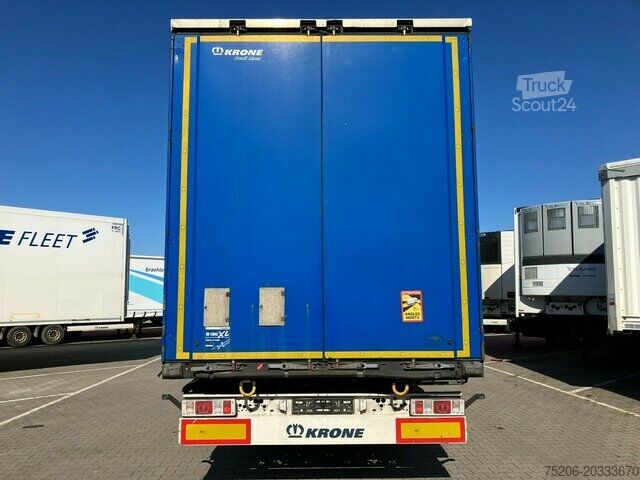 Semi-reboque aberto com lona Krone Profi Liner SDP 27 eLB4-CS