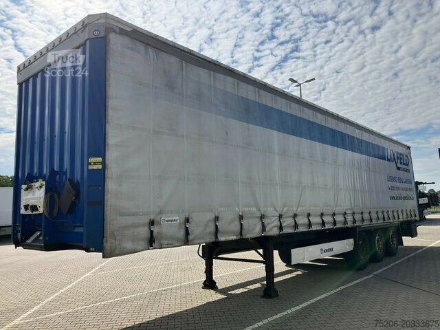 Semi-reboque aberto com lona Krone Profi Liner SDP 27 eLB4-CS