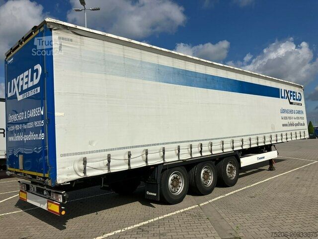 Semi-reboque aberto com lona Krone Profi Liner SDP 27 eLB4-CS