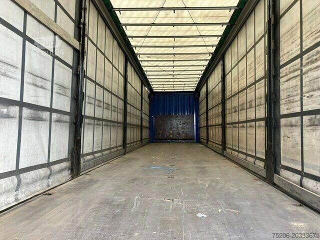 Semi-reboque aberto com lona Krone Profi Liner SDP 27 eLB4-CS