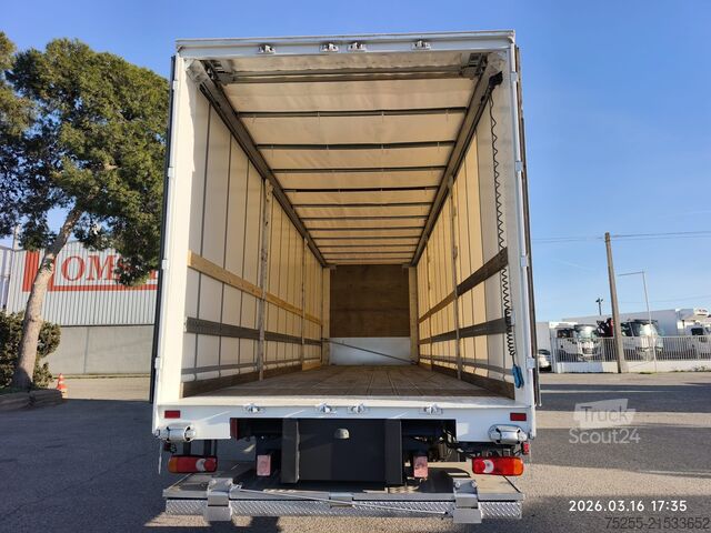 Autocarro con pianale e telone DAF 18.290 LF EURO 6