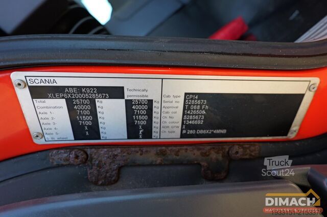 Jäähdytetyt/pakastetut kuljetukset Scania P280 6x2*4 - Euro 5 - laadklep - 3 compartiment...