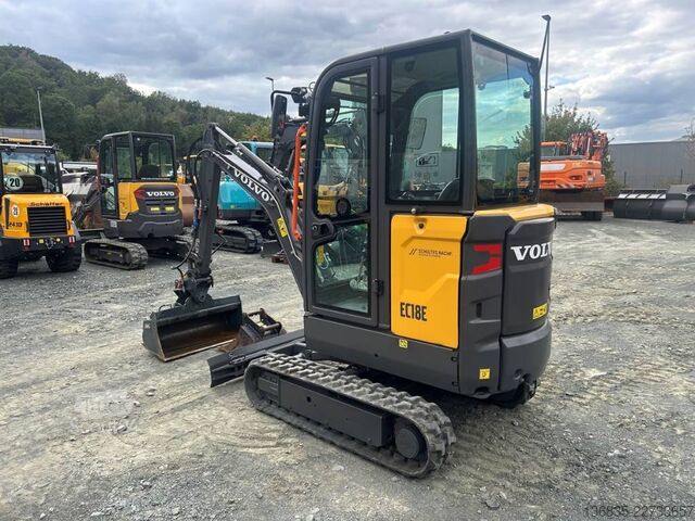 мини-экскаватор Volvo EC 18 E