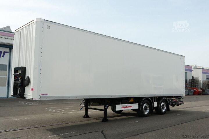 Фургон-полуприцеп KÄSSBOHRER XJ2 /CITY KOFFER/LBW 2500 kg /TRIDEC /BPW /ALU