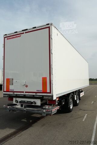 Фургон-полуприцеп KÄSSBOHRER XJ2 /CITY KOFFER/LBW 2500 kg /TRIDEC /BPW /ALU