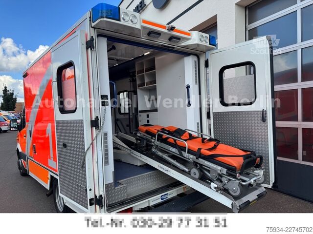 Vatrogasno vozilo MERCEDES-BENZ Sprinter 516 CDI RTW Fahrtec Trage & Sessel