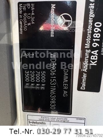 Vatrogasno vozilo MERCEDES-BENZ Sprinter 516 CDI RTW Fahrtec Trage & Sessel