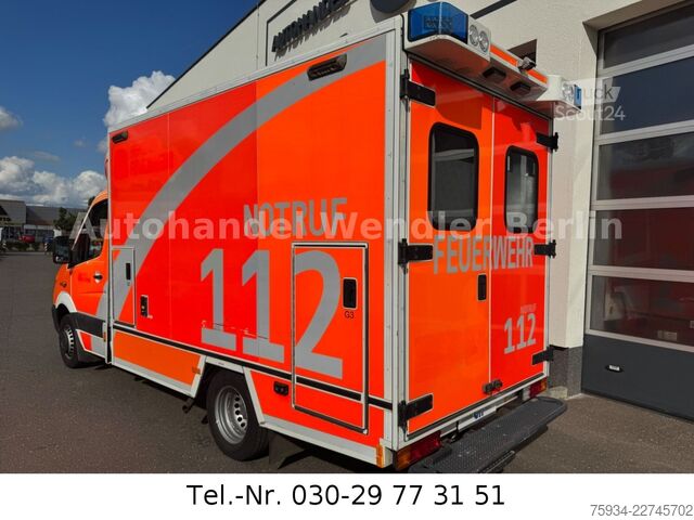 Vatrogasno vozilo MERCEDES-BENZ Sprinter 516 CDI RTW Fahrtec Trage & Sessel