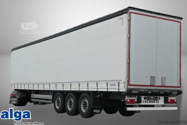 Open semitrailer with tarp SCHMITZ CARGOBULL SCS 24/L-13.62 EB, Verzinkt, Edscha, Luft-Lift