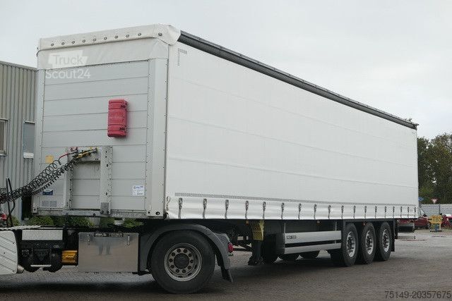 Open oplegger met zeil SCHMITZ CARGOBULL SCS 24/L-13.62 EB, Verzinkt, Edscha, Luft-Lift