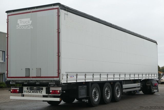 Open oplegger met zeil SCHMITZ CARGOBULL SCS 24/L-13.62 EB, Verzinkt, Edscha, Luft-Lift