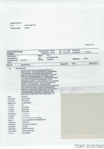 Bestelwagen FIAT Ducato Maxi "Motor Instandgesetzt"