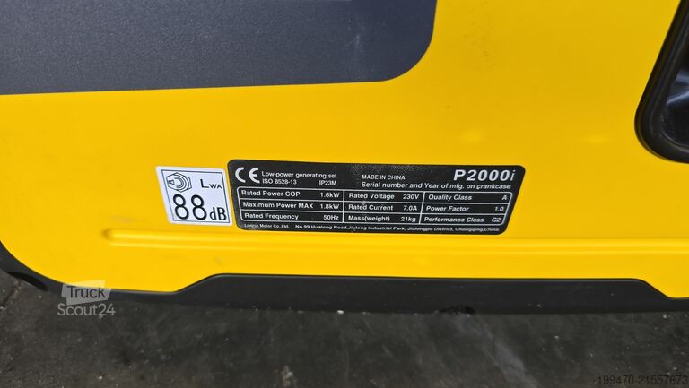 Energijos generatorius Atlas Copco P2000i